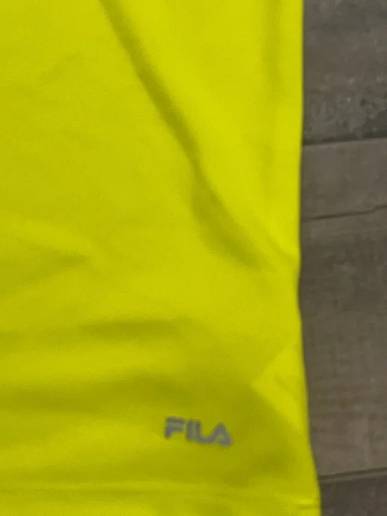FILA Neon Yellow Racerback Performance Tank - Picture 3 of 5